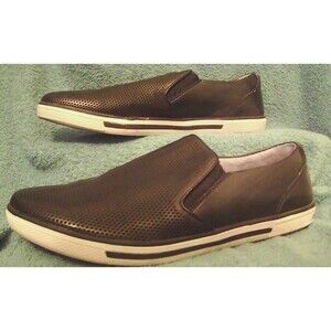 Kenneth Cole REACTION Men's Cesar Slip On Sneaker, Black, 9.5 M US